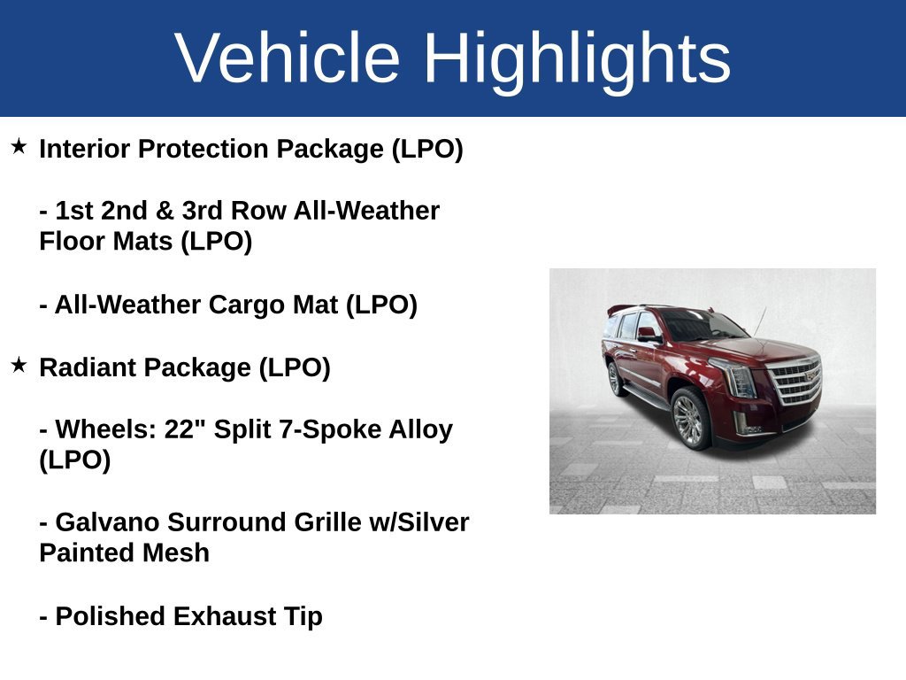 Certified 2020 CADILLAC Escalade Luxury SUV