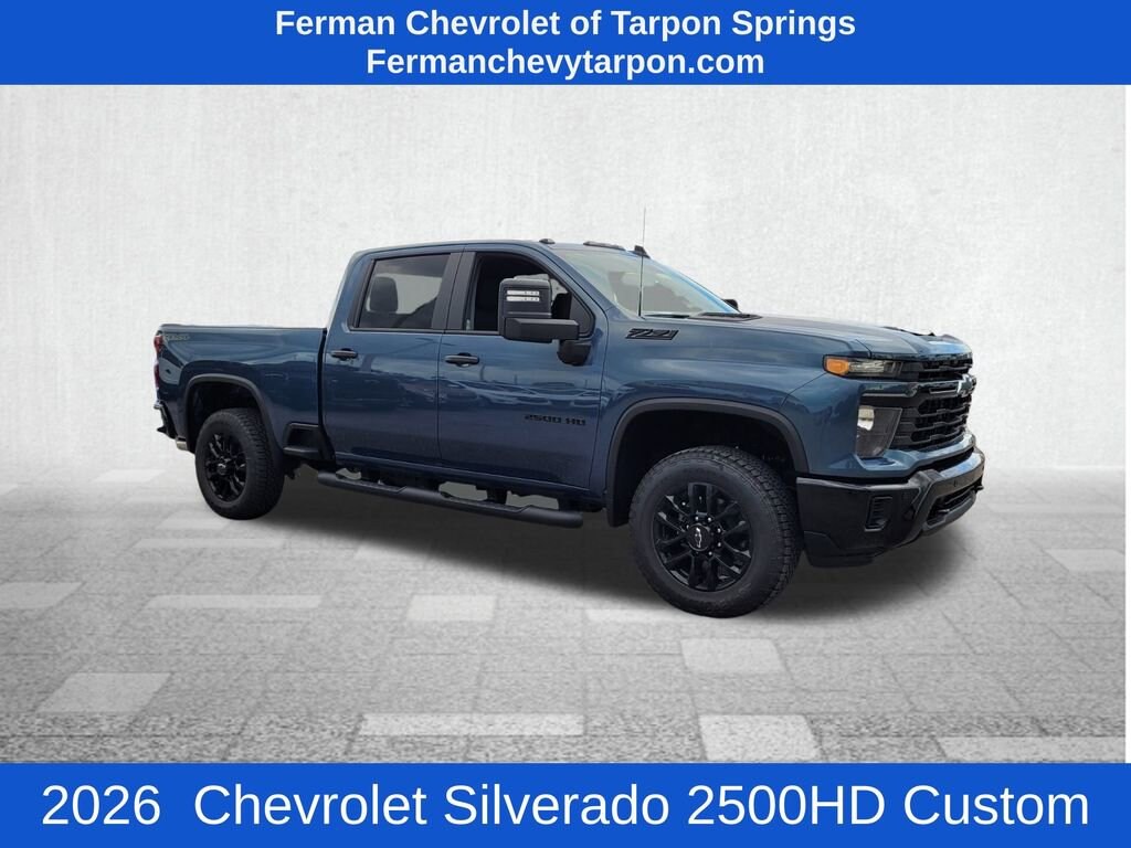 New 2026 Chevrolet Silverado 2500 HD Custom Truck Crew Cab