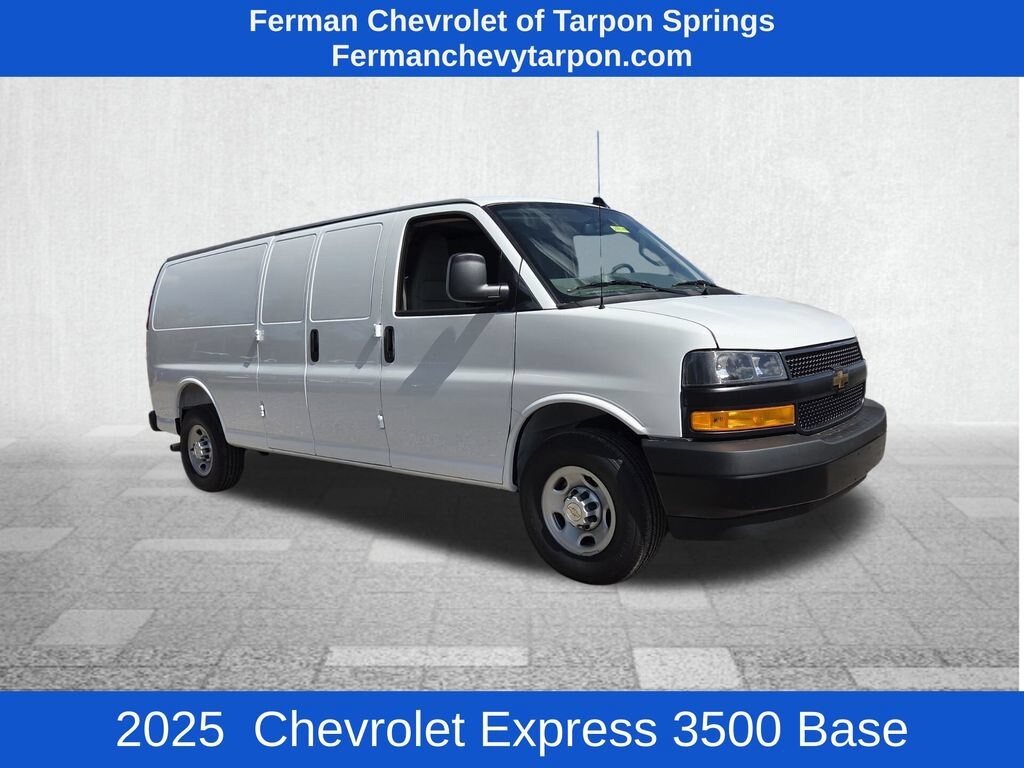New 2025 Chevrolet Express Cargo 3500 Work Van Van Extended Cargo Van