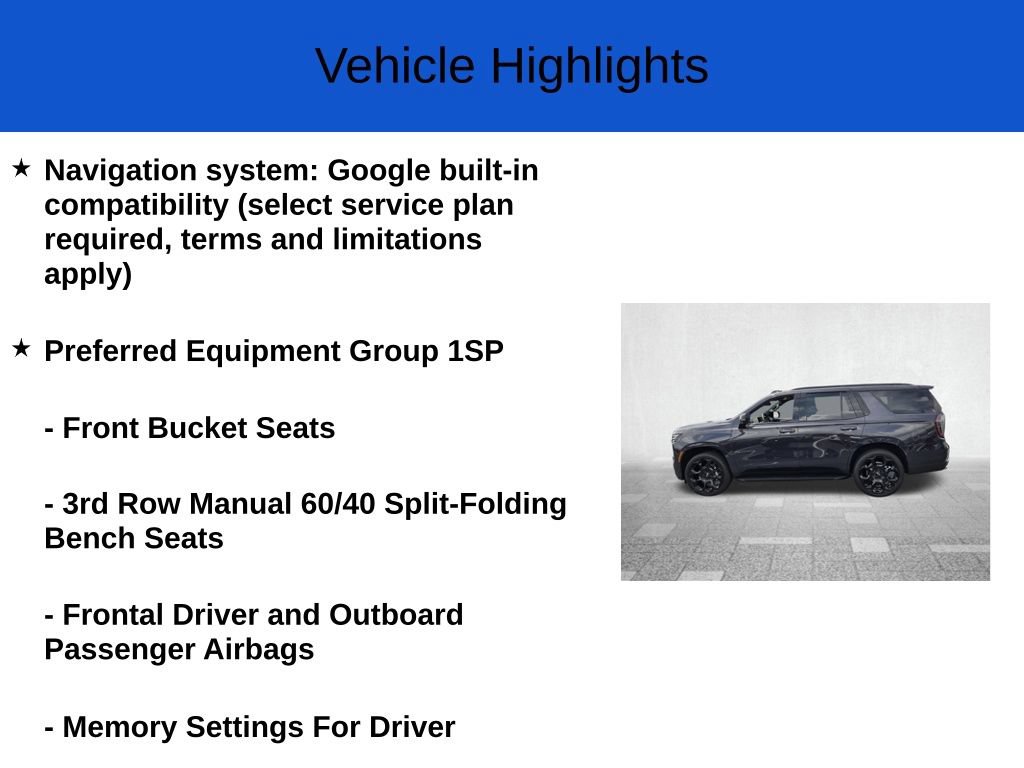 New 2026 Chevrolet Tahoe RST SUV