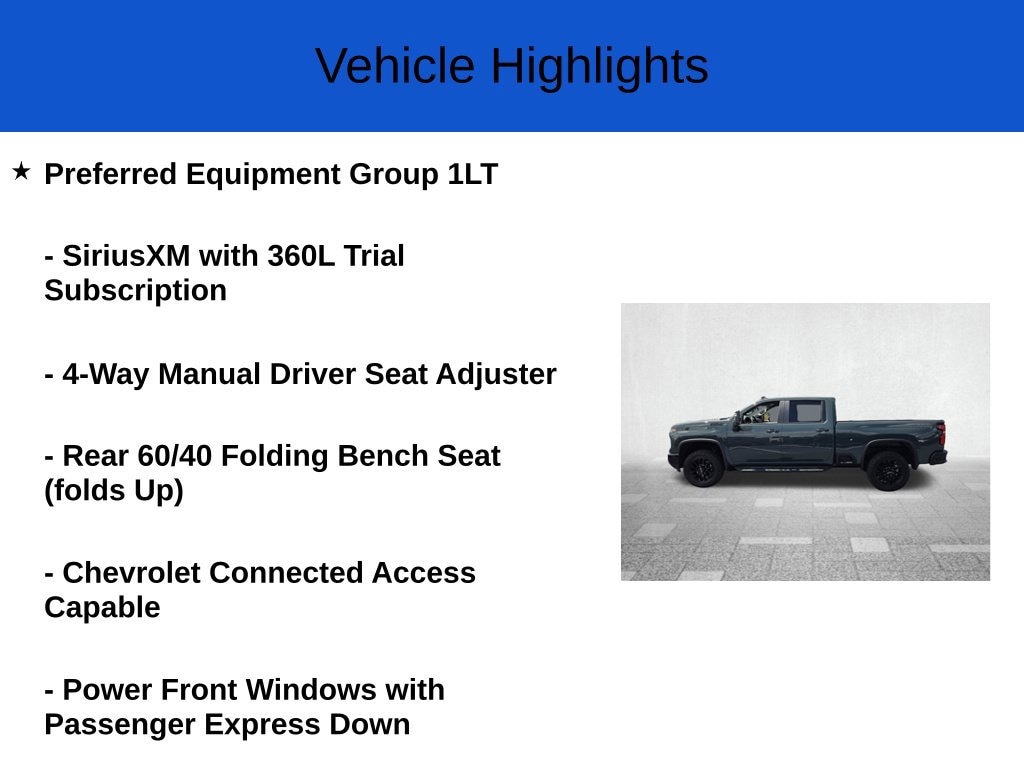 New 2026 Chevrolet Silverado 2500 HD LT Truck Crew Cab