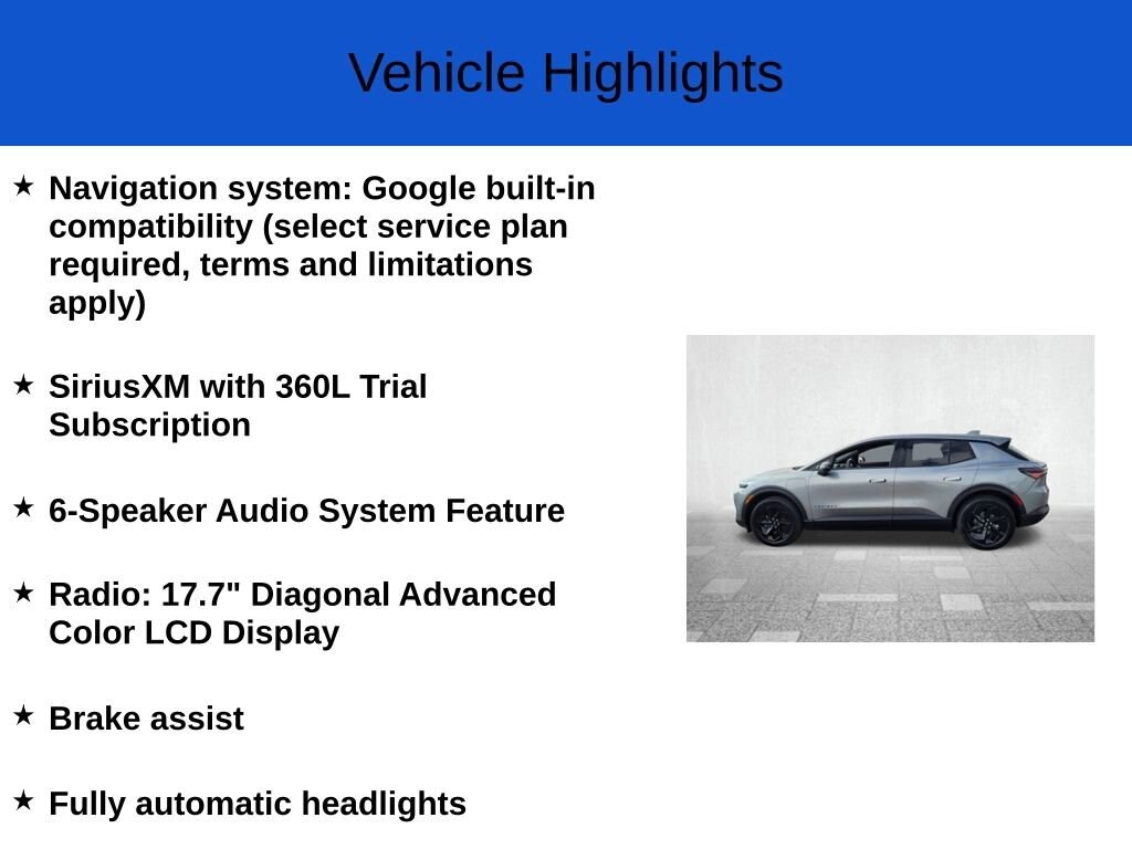 New 2026 Chevrolet Equinox EV LT 1 SUV