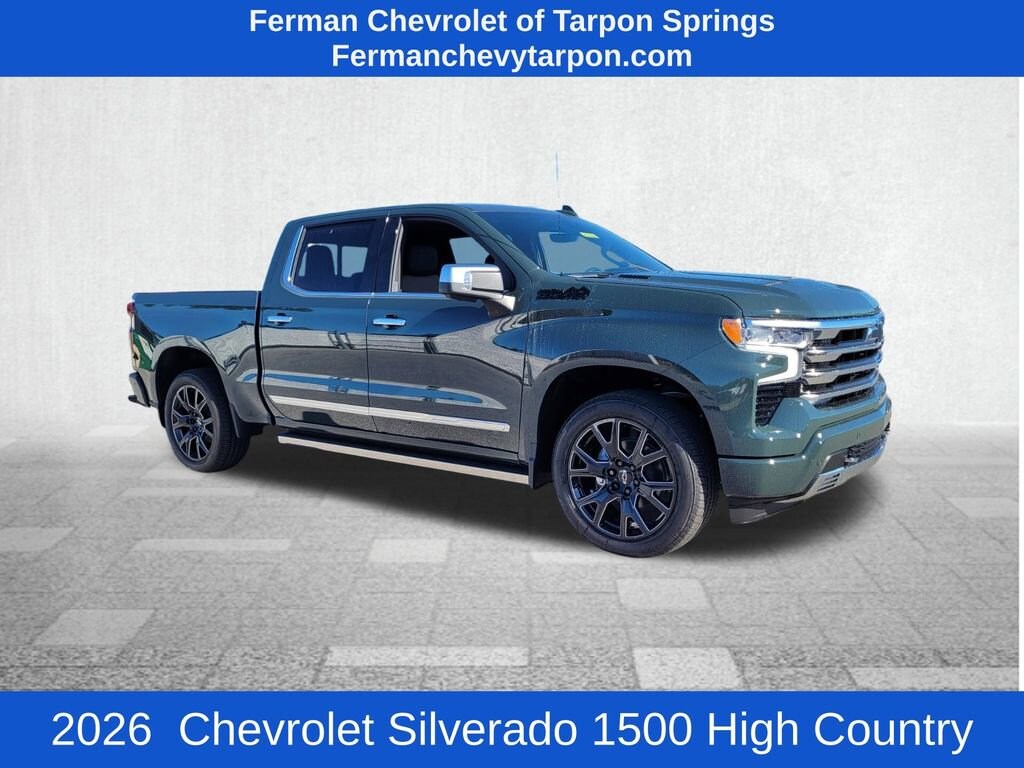 New 2026 Chevrolet Silverado 1500 High Country Truck Crew Cab