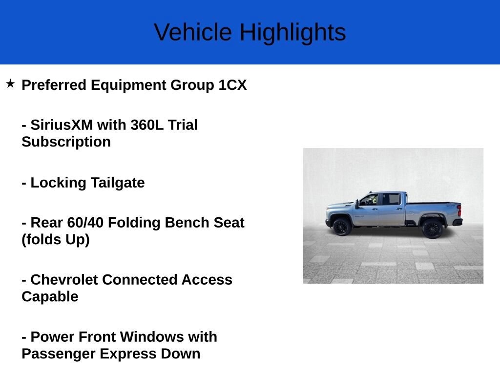 New 2026 Chevrolet Silverado 2500 HD Custom Truck Crew Cab