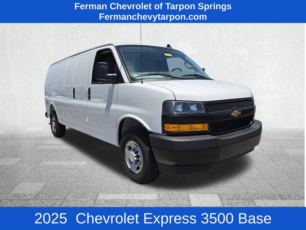 New 2025 Chevrolet Express Cargo 3500 Work Van Van Extended Cargo Van