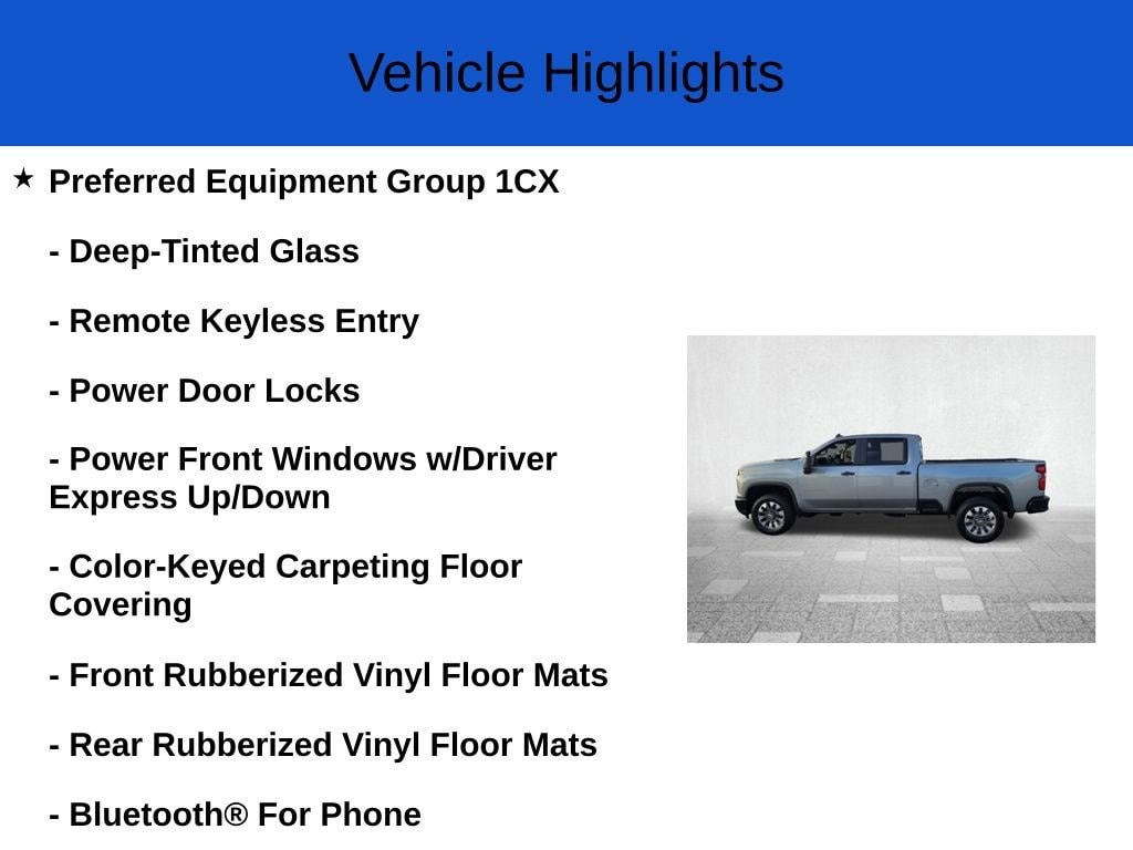 New 2026 Chevrolet Silverado 2500 HD Custom Truck Crew Cab