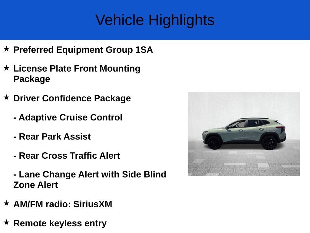 New 2026 Chevrolet Trax ACTIV SUV