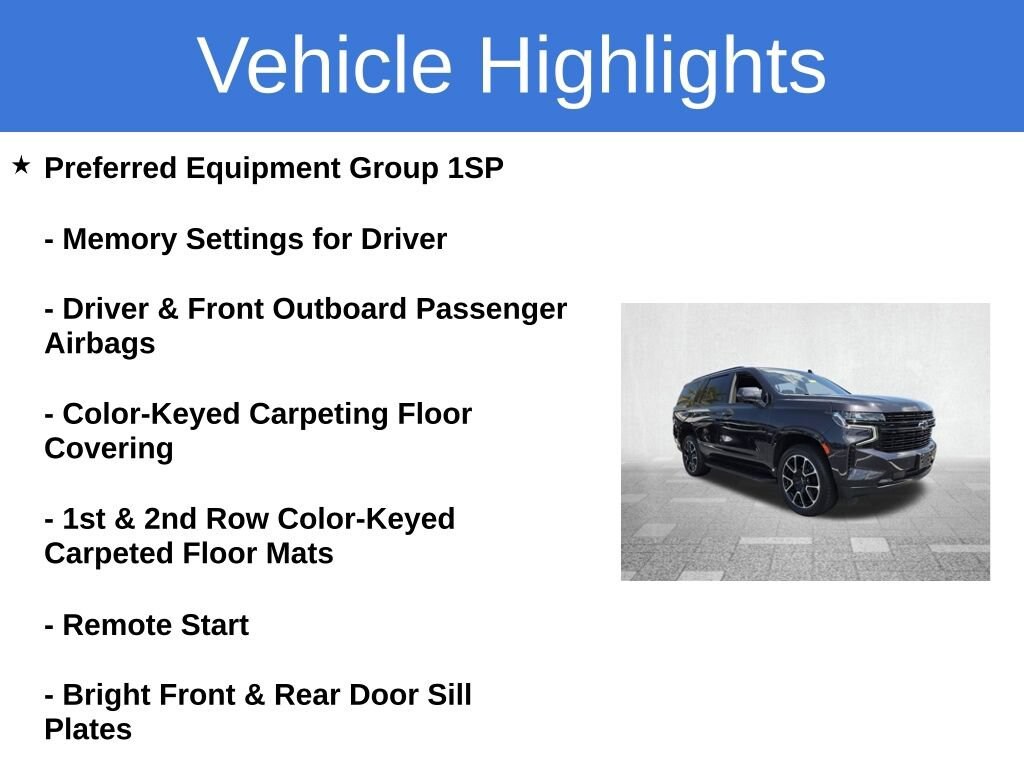 Certified 2023 Chevrolet Tahoe RST SUV