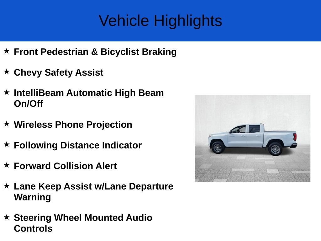 New 2025 Chevrolet Colorado LT Truck Crew Cab
