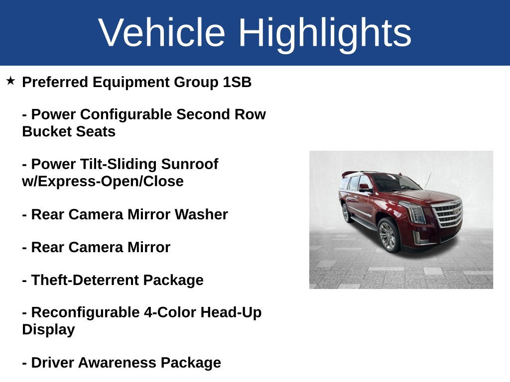 Certified 2020 CADILLAC Escalade Luxury SUV