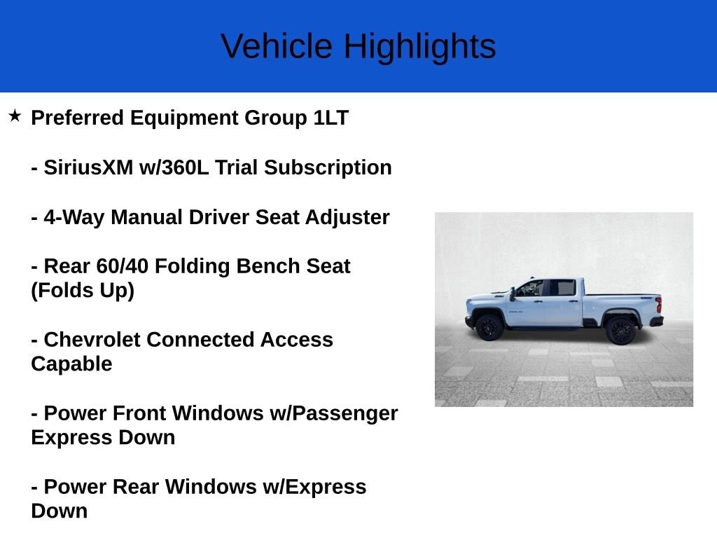 New 2026 Chevrolet Silverado 2500 HD LT Truck Crew Cab