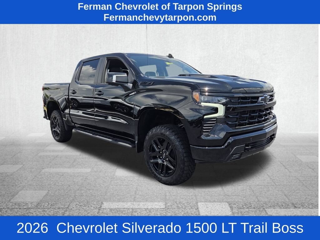 New 2026 Chevrolet Silverado 1500 LT Trail Boss Truck Crew Cab