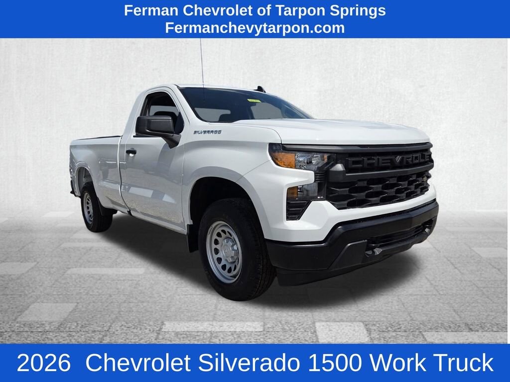 New 2026 Chevrolet Silverado 1500 Work Truck Truck Regular Cab