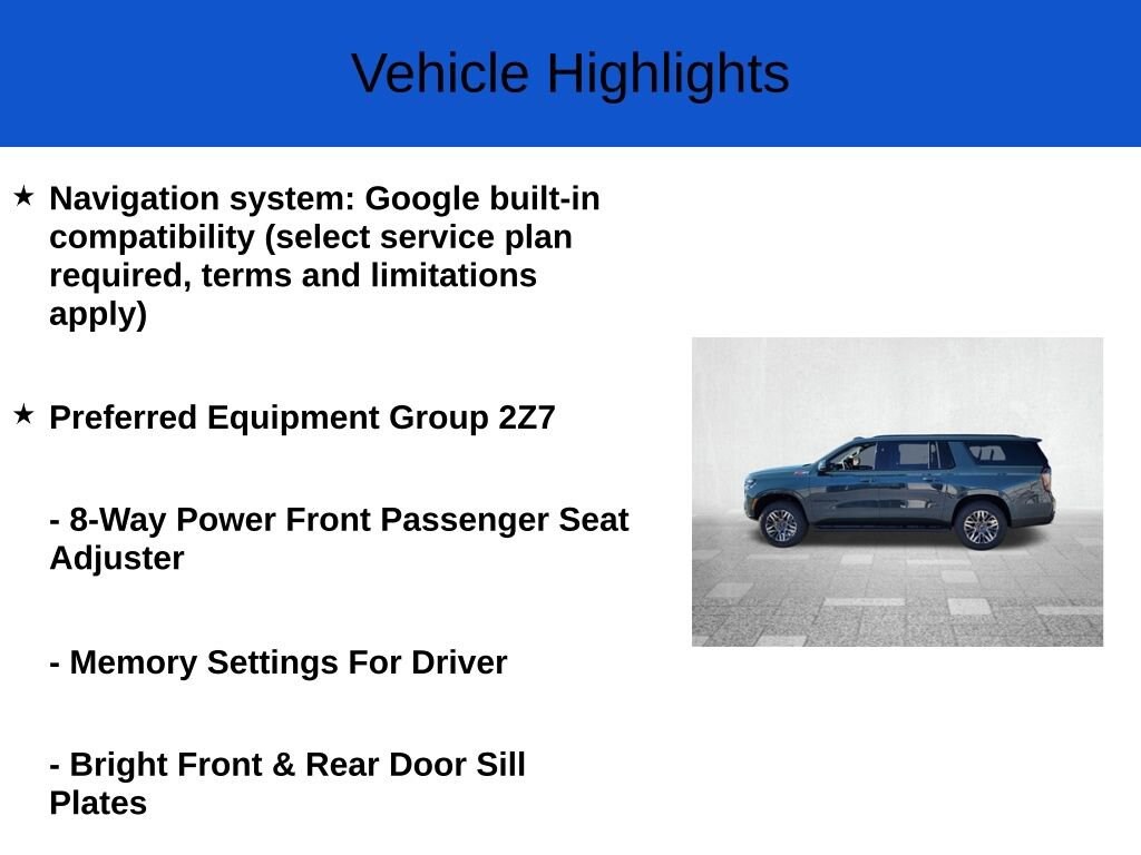 New 2026 Chevrolet Suburban Z71 SUV
