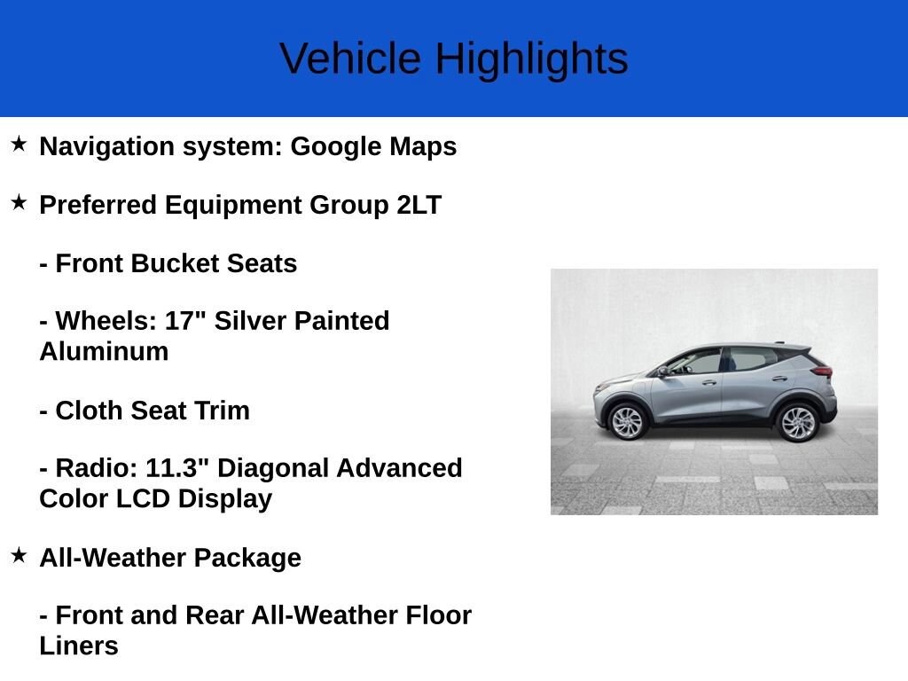 New 2027 Chevrolet Bolt LT SUV