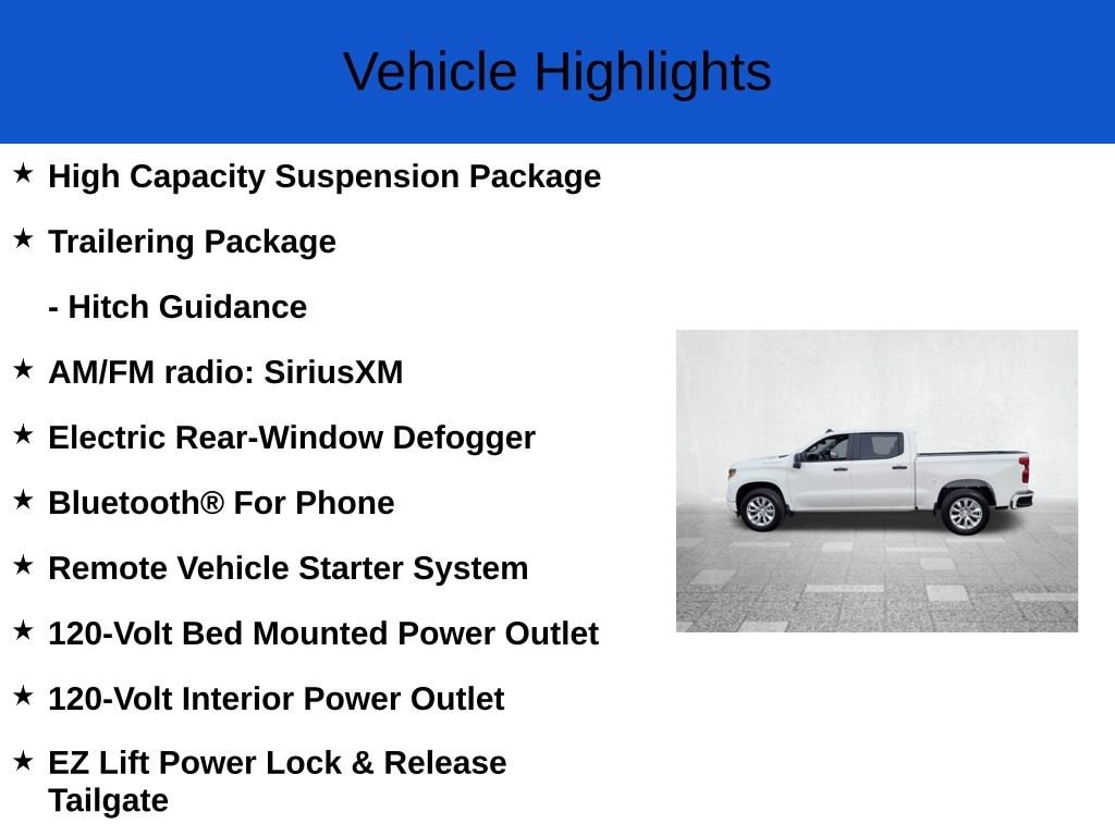 New 2026 Chevrolet Silverado 1500 Custom Truck Crew Cab