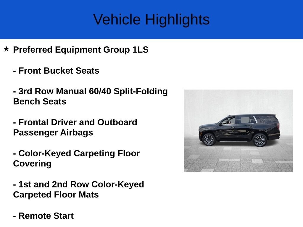 New 2026 Chevrolet Tahoe LS SUV