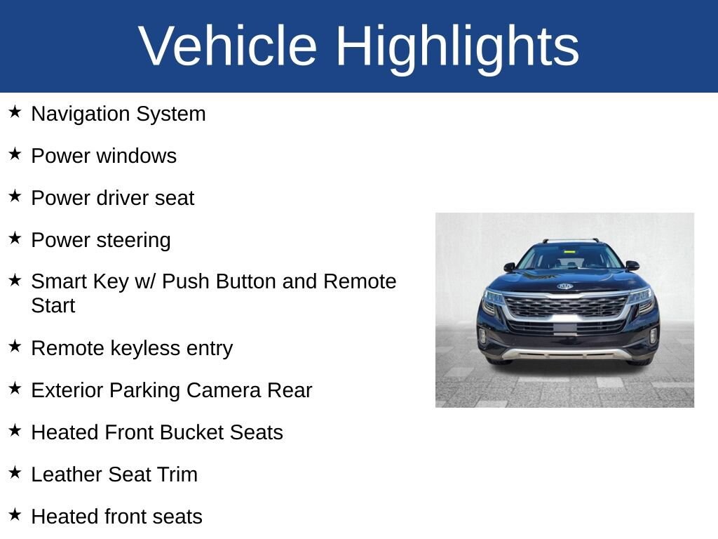 Used 2021 Kia Seltos SX SUV