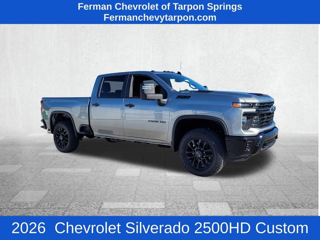 New 2026 Chevrolet Silverado 2500 HD Custom Truck Crew Cab