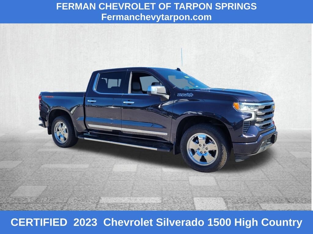 Certified 2023 Chevrolet Silverado 1500 High Country Truck Crew Cab