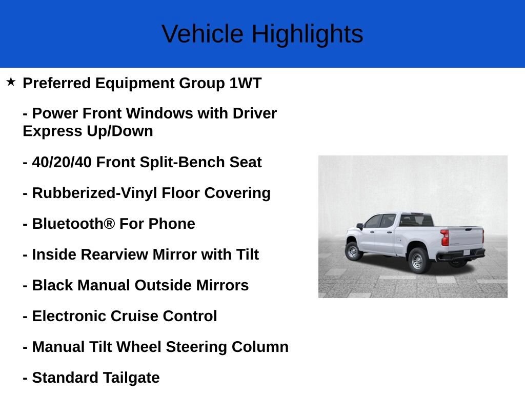New 2026 Chevrolet Silverado 1500 Work Truck Truck Crew Cab