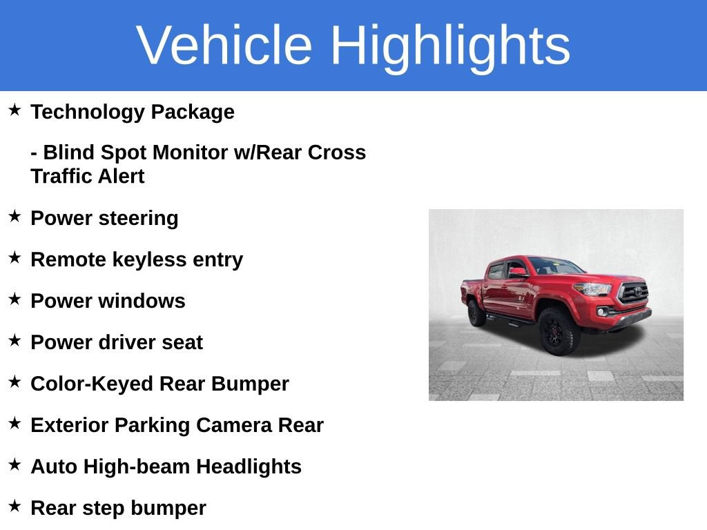 Certified 2022 Toyota Tacoma SR5 V6 Truck Double Cab