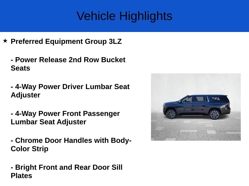 New 2025 Chevrolet Suburban High Country SUV