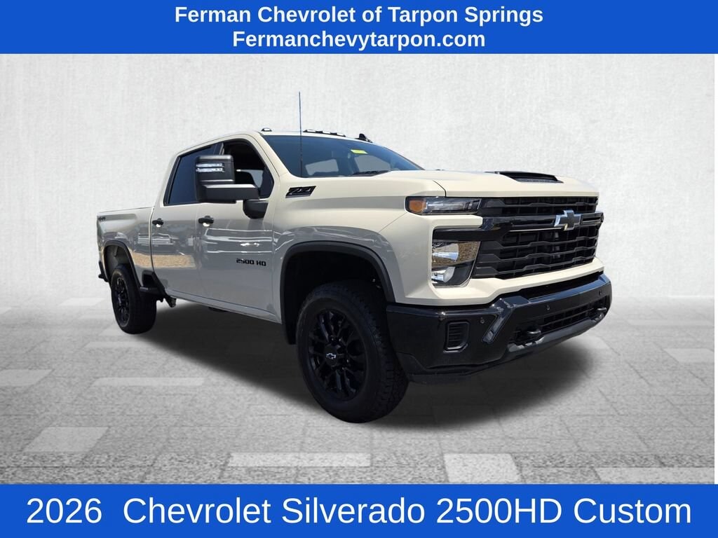 New 2026 Chevrolet Silverado 2500 HD Custom Truck Crew Cab