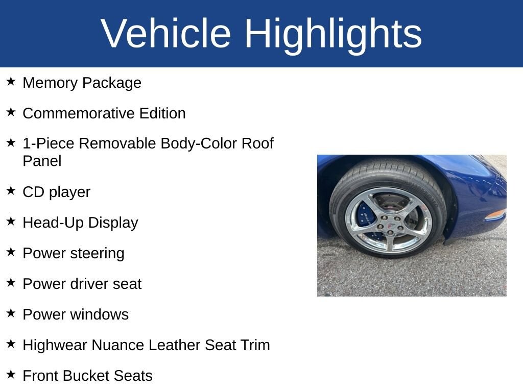 Used 2004 Chevrolet Corvette Base Coupe