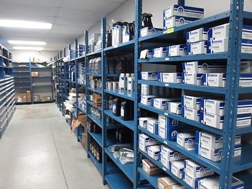 MOPAR Parts & Accessories Department