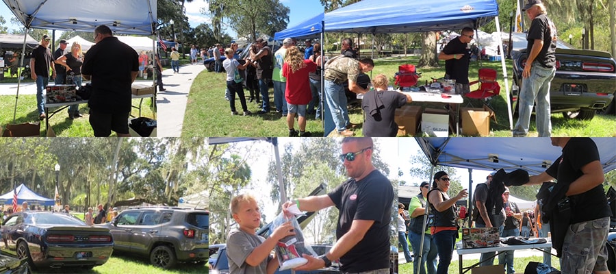 Photos of Ferman employees at Cotee River Bike Fest