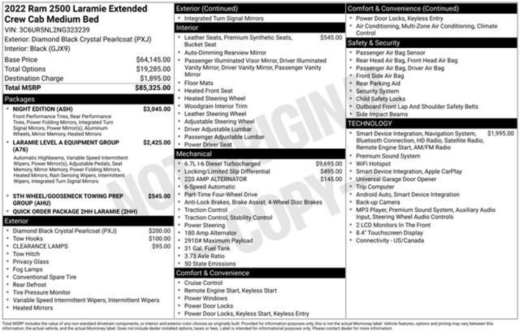 Certified 2022 Ram 2500 Laramie Truck Mega Cab
