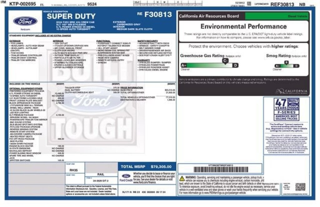Used 2024 Ford F-250SD XLT Truck Crew Cab