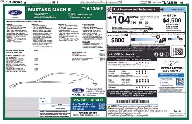 2026 Ford Mustang-Mach-e's photo
