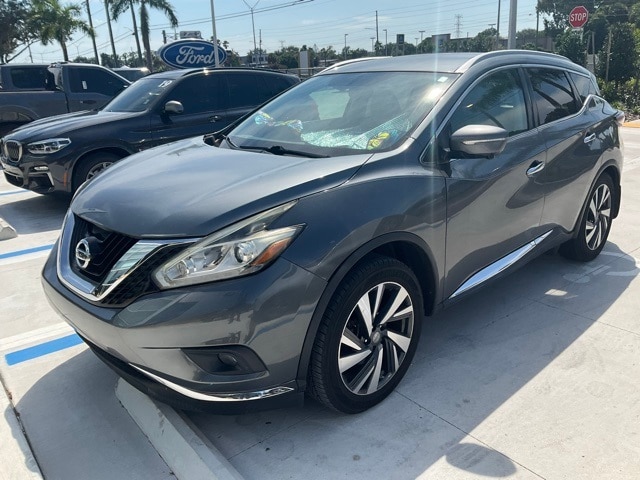 Certified 2015 Nissan Murano Platinum with VIN 5N1AZ2MG4FN244996 for sale in Clearwater, FL