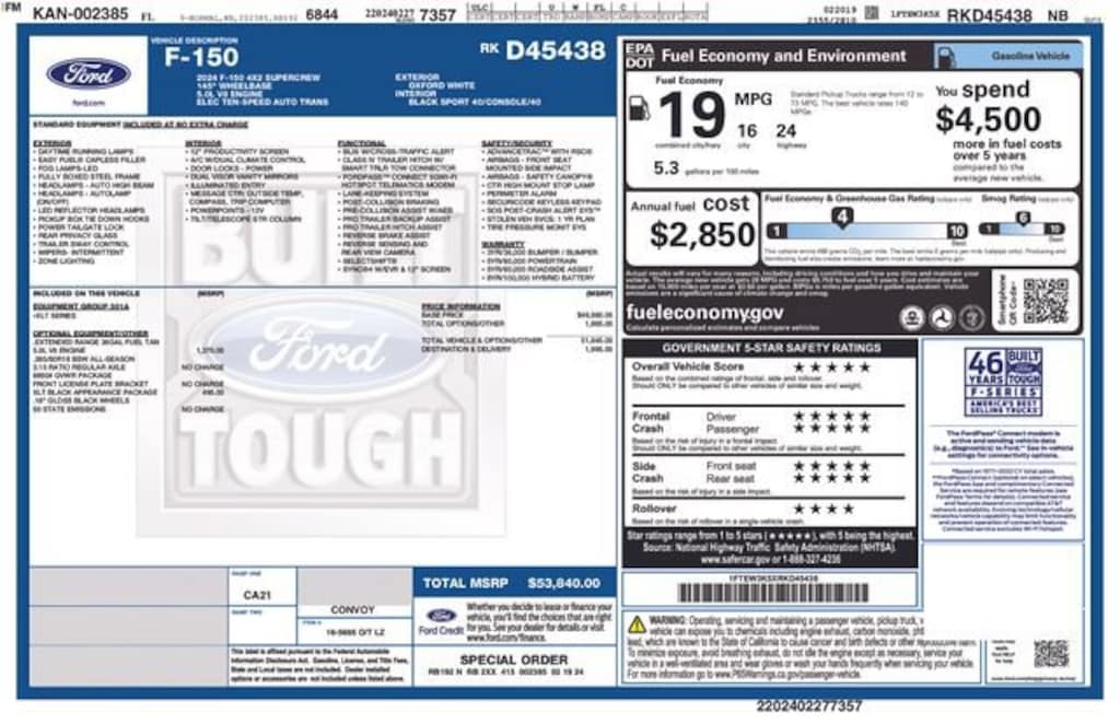 Certified 2024 Ford F-150 XLT Truck SuperCrew Cab