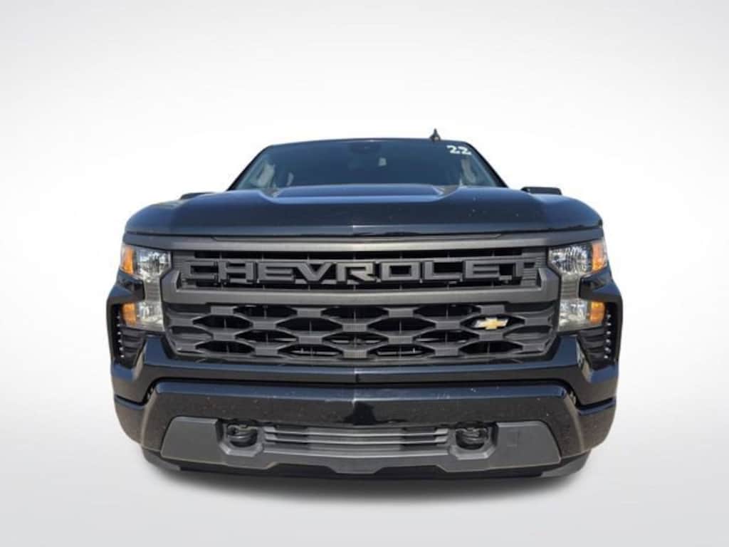 Certified 2022 Chevrolet Silverado 1500 Custom Truck Crew Cab