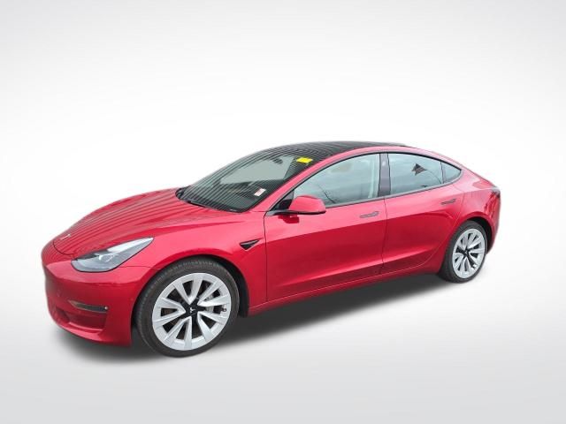 Used 2021 Tesla Model 3 Base with VIN 5YJ3E1EB2MF063896 for sale in Clearwater, FL