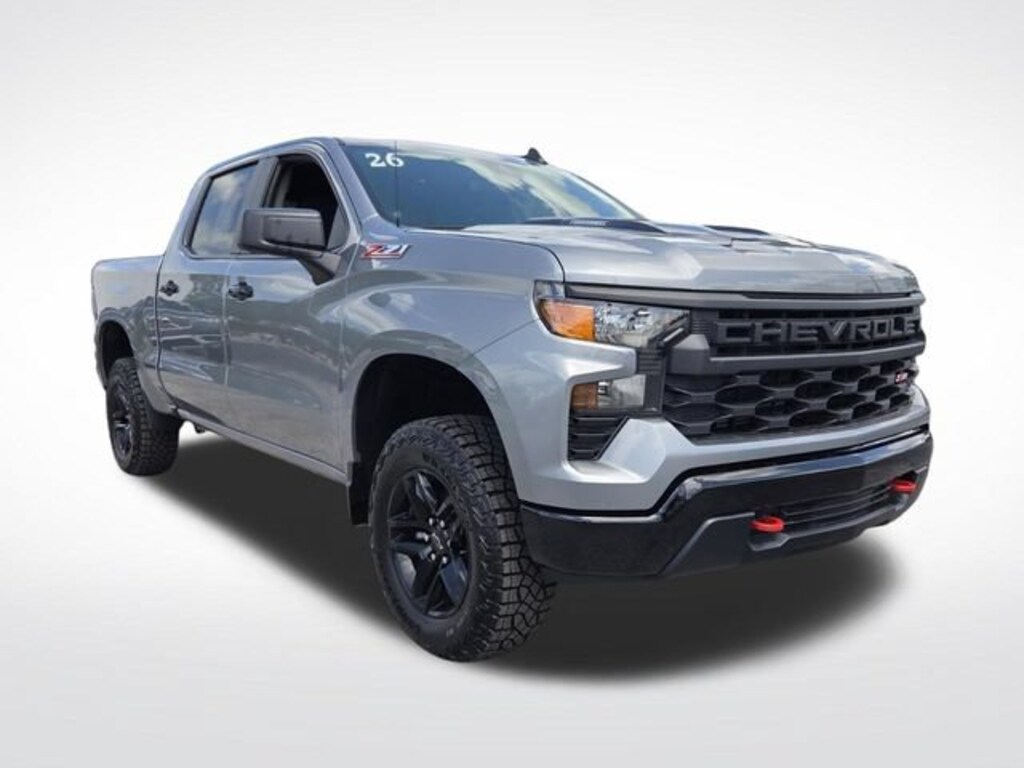 Used 2026 Chevrolet Silverado 1500 Custom Trail Boss Truck Crew Cab