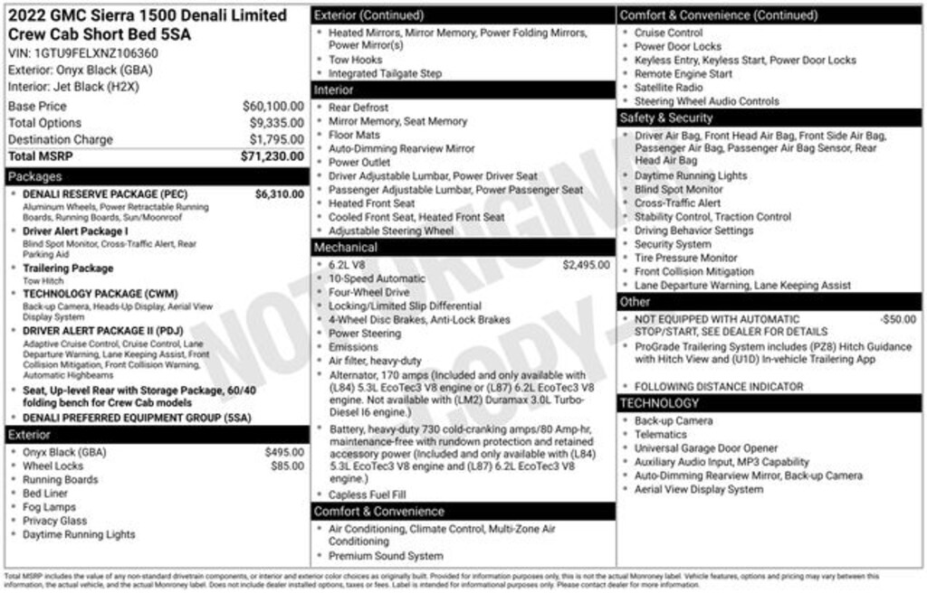 Certified 2022 GMC Sierra 1500 Limited Denali Truck Crew Cab