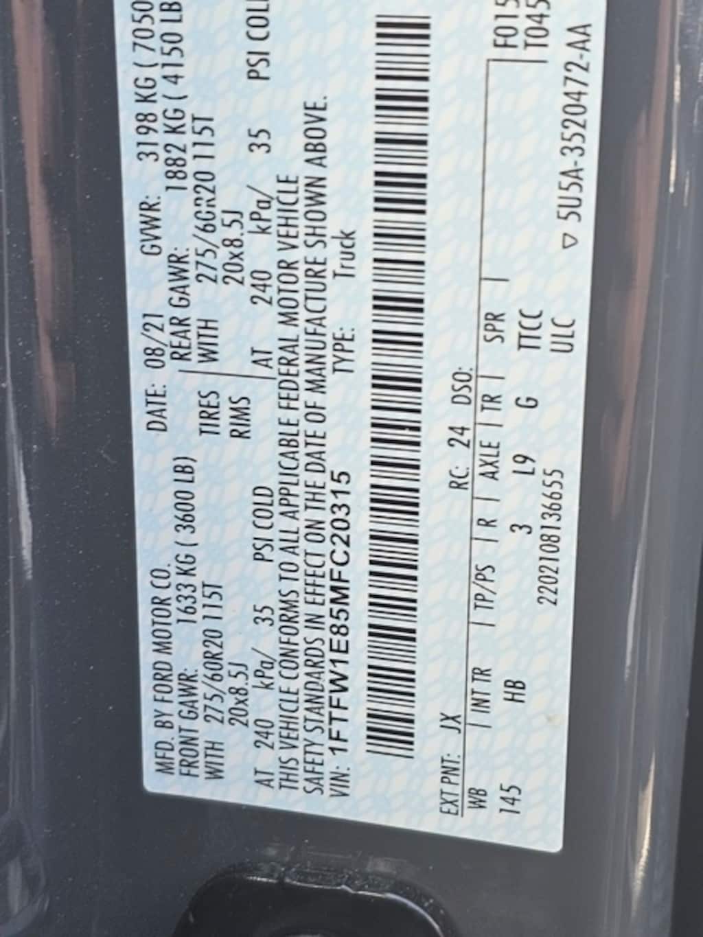 Certified 2021 Ford F-150 Lariat Truck SuperCrew Cab