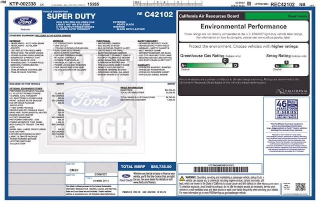Used 2024 Ford F-250SD Lariat Truck Crew Cab