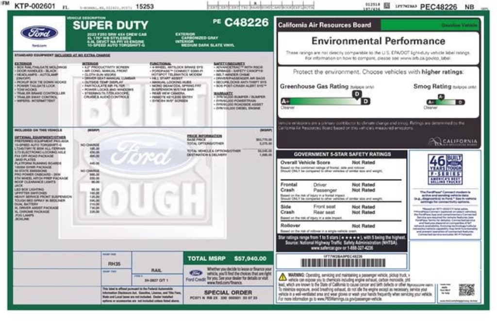 Certified 2023 Ford F-250SD XL Truck Crew Cab