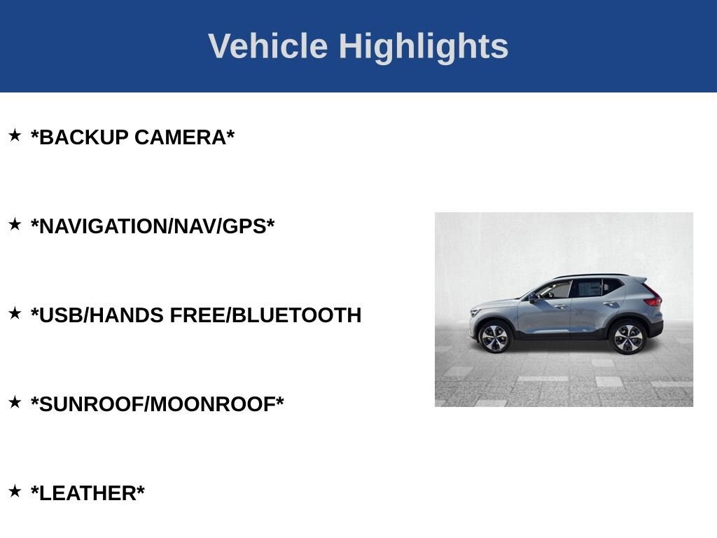 New 2026 Volvo XC40 B5 Plus SUV