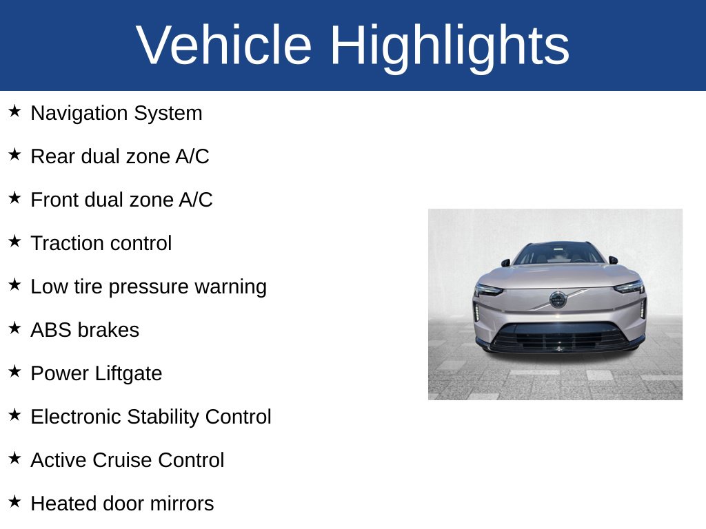 Certified 2026 Volvo EX90 Single Motor Plus 7-Seater SUV