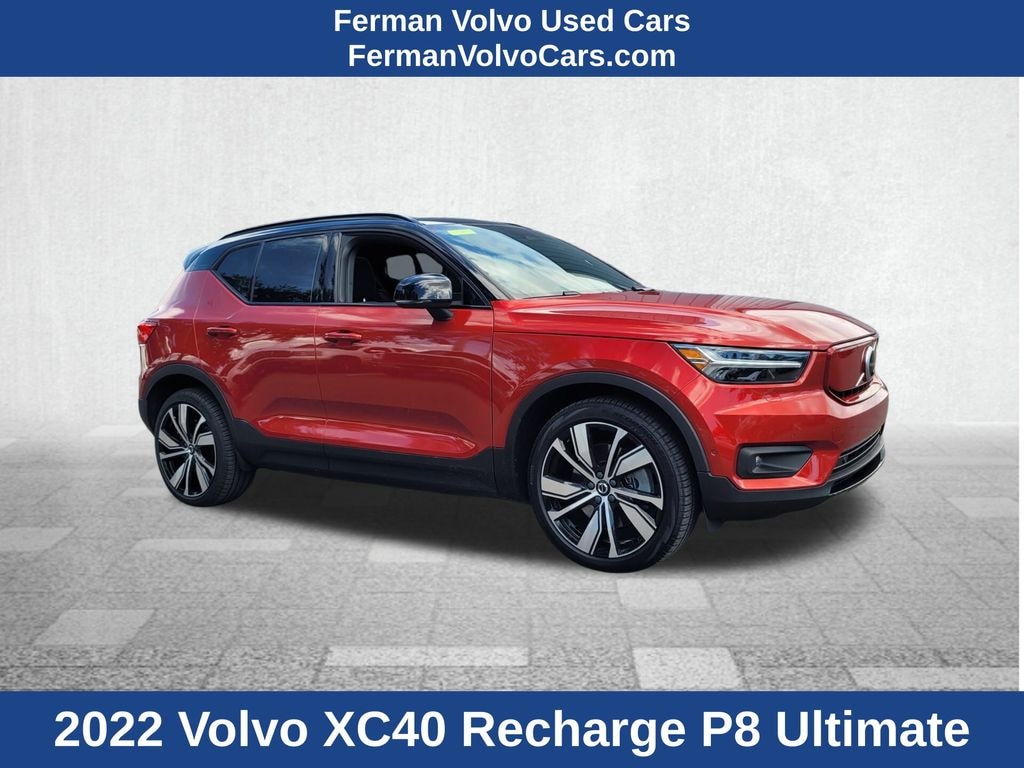 Certified 2022 Volvo XC40 Recharge Twin Pure Electric P8 Ultimate SUV