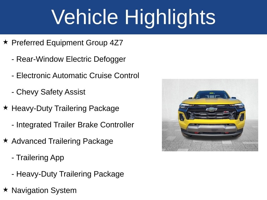 Used 2023 Chevrolet Colorado Z71 Truck Crew Cab