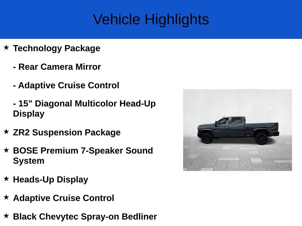New 2026 Chevrolet Silverado 2500HD