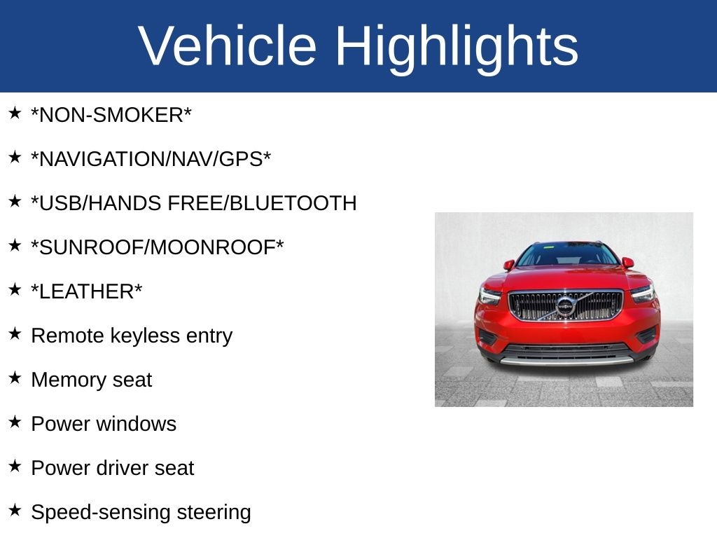 Used 2019 Volvo XC40 Momentum SUV