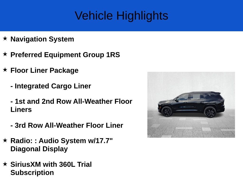 New 2026 Chevrolet Traverse